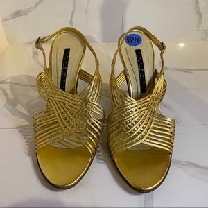 Laundry Gold Heels